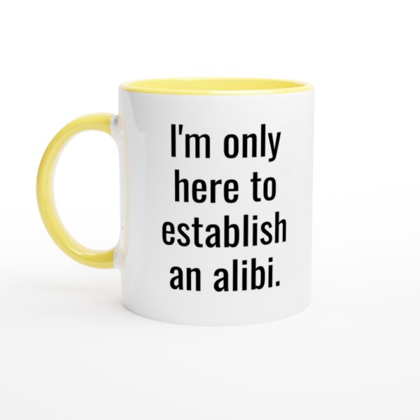 Alibi ceramic mug